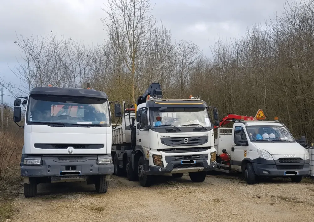 Location de poids lourd avec chauffeur près de Gambais